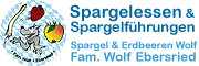 Spargelessen und Spargelführung bei Spargel & Erdbeeren Wolf vom 12. April bis voraussichtlich 9. Juni 2014 